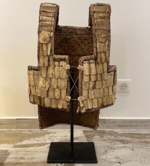 Armure Toraja tressage coco et os
